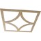 Ekena Millwork Statesman Wood Fretwork Pierced Ceiling Medallion, Birch, 40"OD x 25 5/8"ID x 3/8"T CMWP40X40X0375STBI - alternate 2